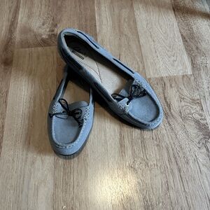 Clark’s suede shoes